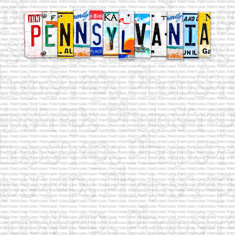 Pennsylvania License Plate Title
