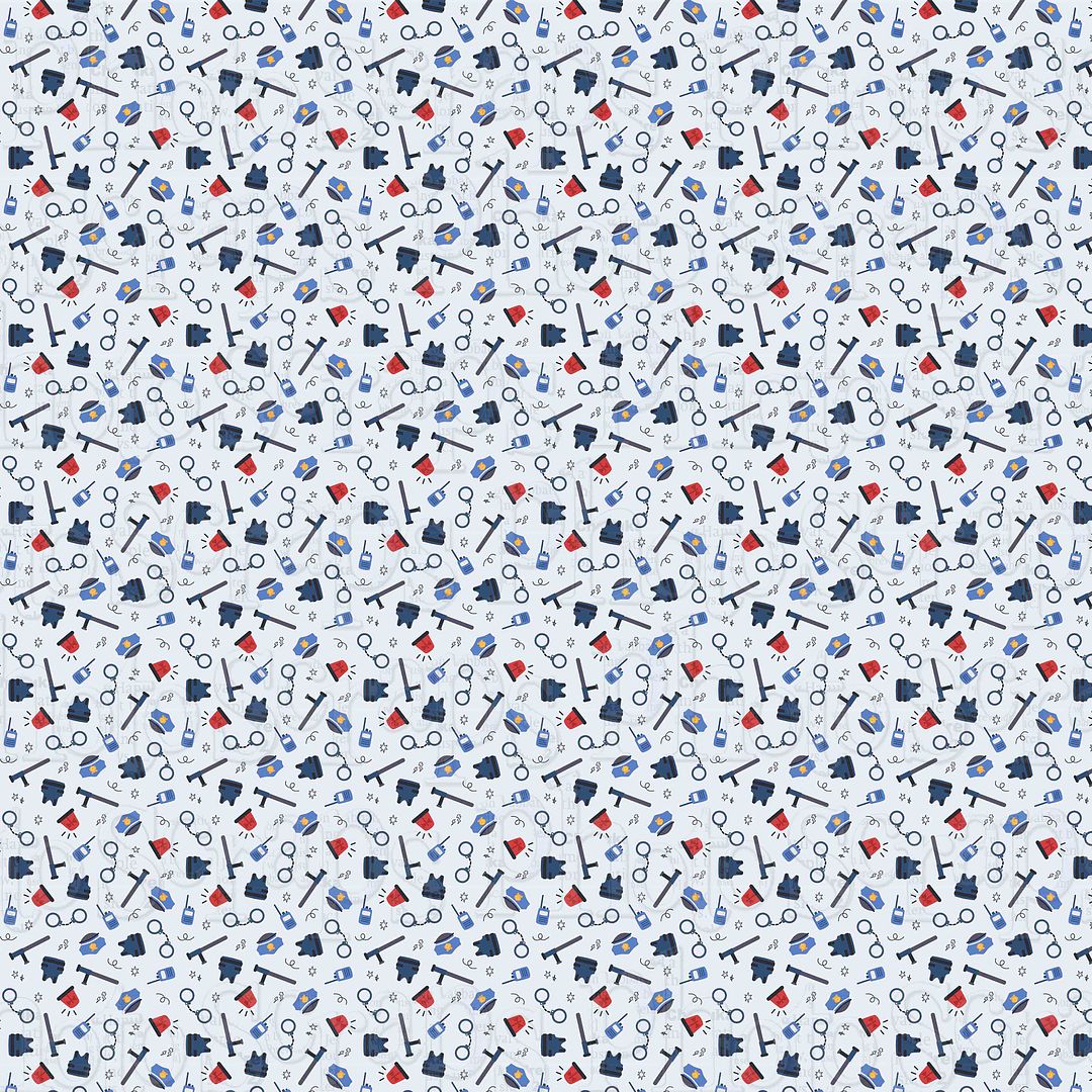 Police all over pattern – Photo Scraps