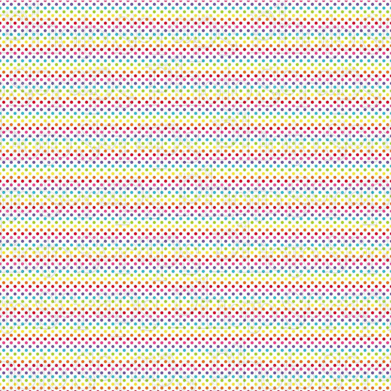Polka dot rows small