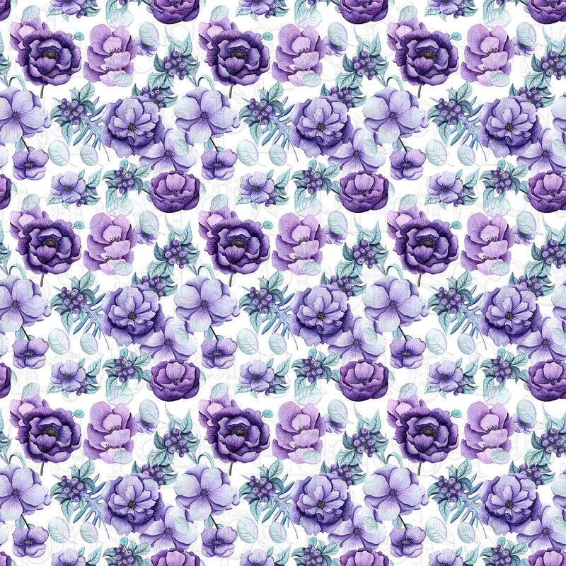 Purple floral 2