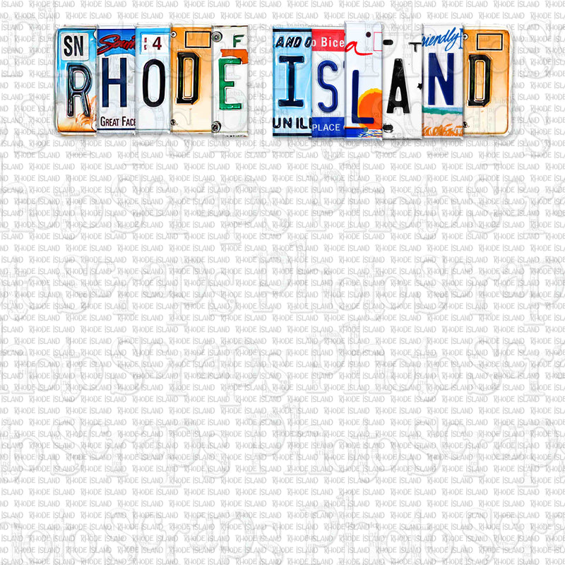 Rhode Island State License Plate Title