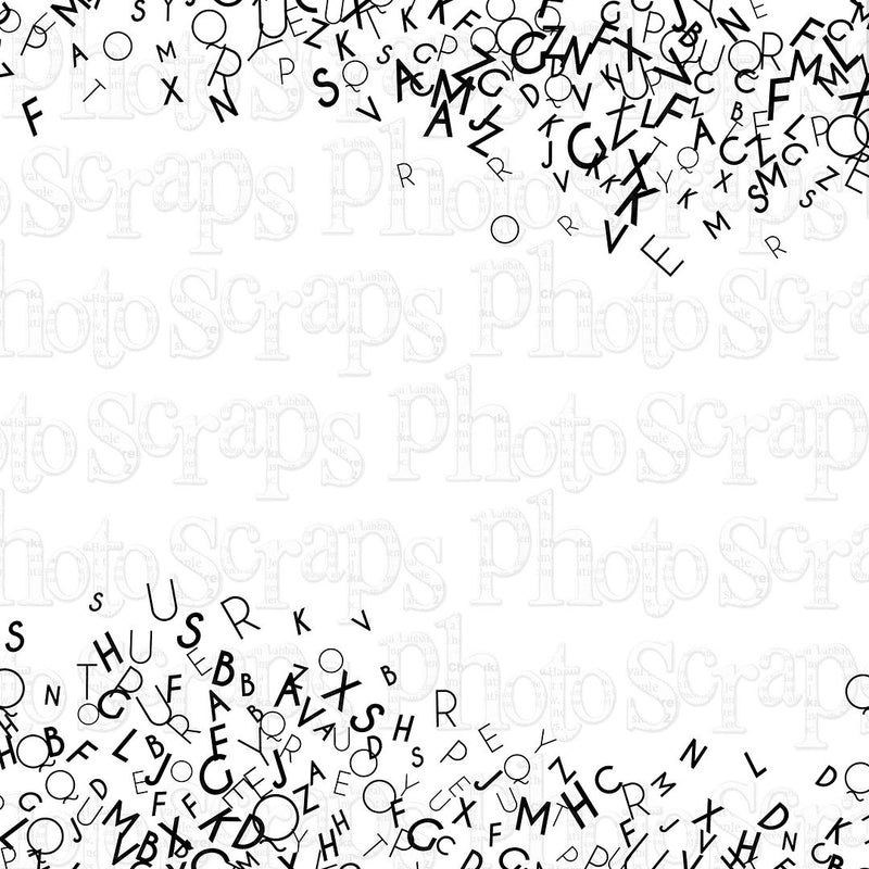 Jumbled Text Layout School jumbled letters – Photo Scraps