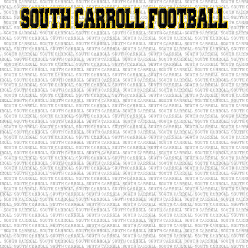 South carroll repeating word football title