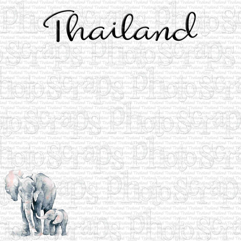 Thailand Title with elephant