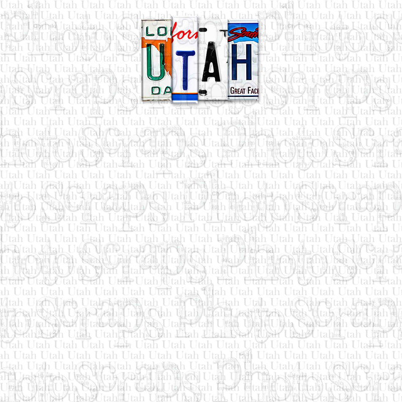 Utah State License Plate Title
