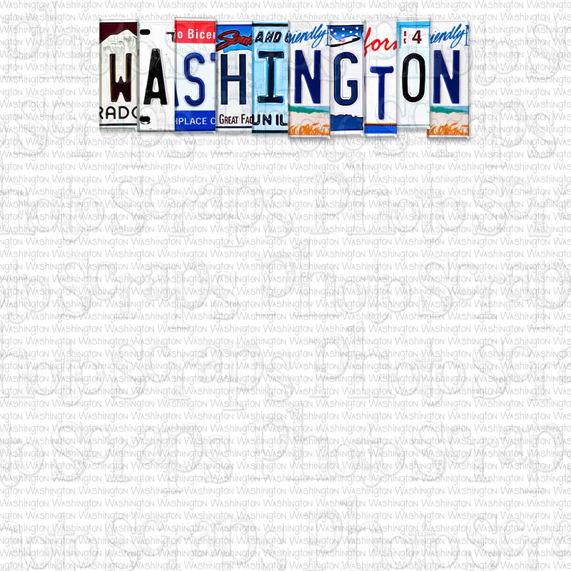 Washington State License Plate Title