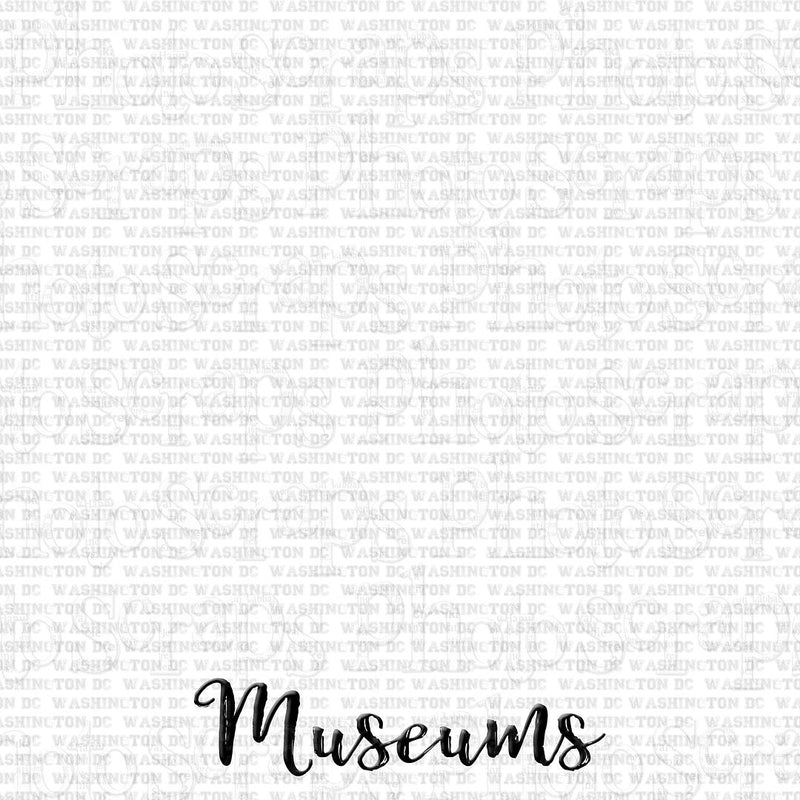 Washington DC - Museums title