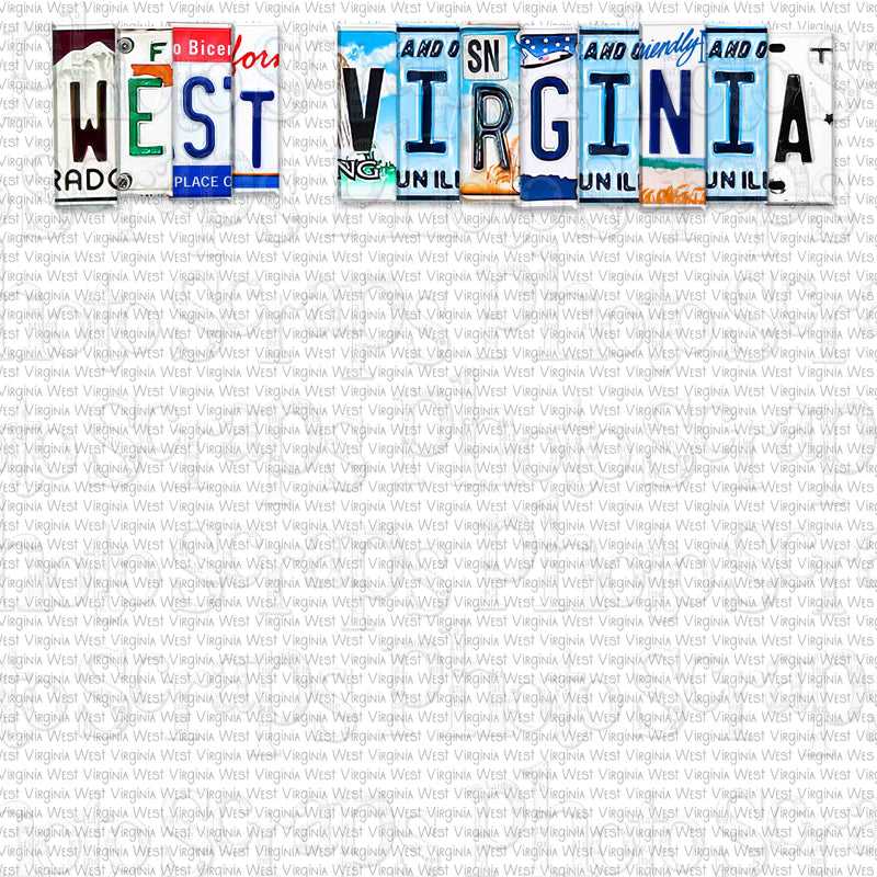 West Virginia License Plate Title