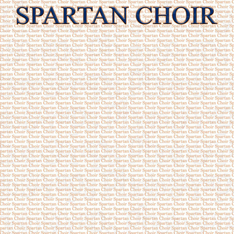 West Springfield high Spartan Choir  title