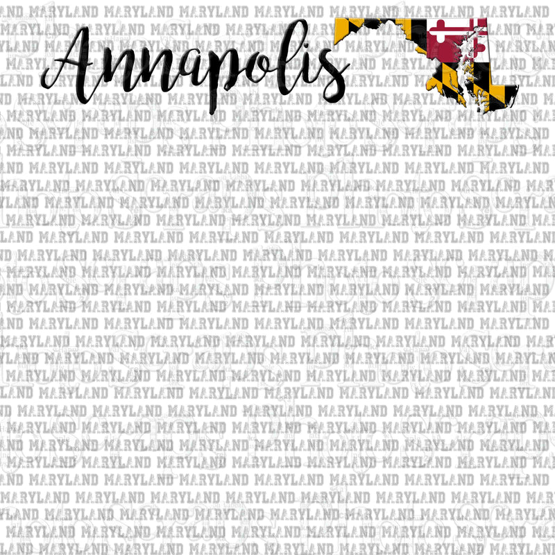 Annapolis with MD Map