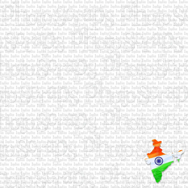 inda with flag shaped country