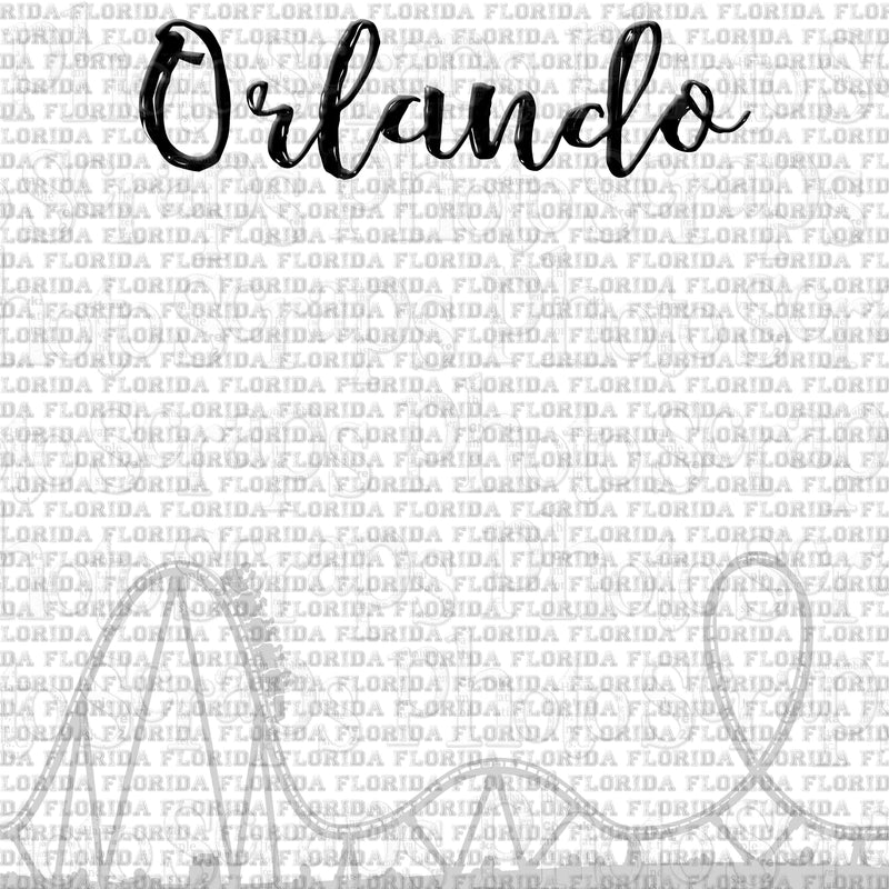 Orlando With Rollercoaster