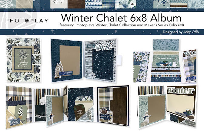 Winter Chalet Folio Mini Album